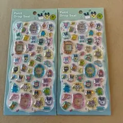 正規品　たまごっち　プチドロップシール　2枚セット プチドロ①