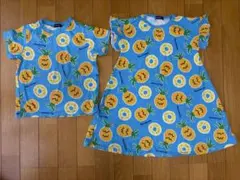 ムージョンジョン　パイナップル半袖ワンピース Tシャツ姉弟コーデ　兄弟　お揃い