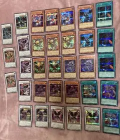遊戯王　BF ブラックフェザーデッキパーツ33枚　シークレット