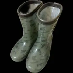 恐竜柄　レインブーツ　19cm
