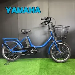 電動自転車 YAMAHA PAS Babby ブルー 3人乗り対応　13★のサムネイル