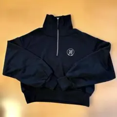 NICE CLAUP ハーフジップ スウェット