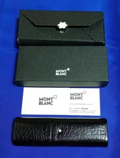 稀な未使用の稀少モデル逸品！GLOVE型極厚本革製ペンポーチ2本差し
