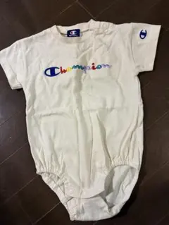 【美品】チャンピオン　半袖ロンパース80センチ