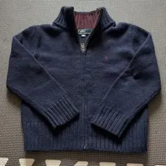 ポロ　ラルフローレン ジップアップ カーディガン　セーター