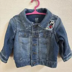 babyGAP デニムジャケット ミッキー刺繍　12-18m