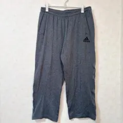 adidas トレーニングパンツ グレー XL メンズ ジャージ ワイド
