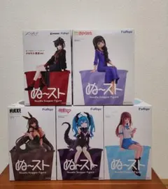 【ぬーどるストッパーフィギュア】美少女プライズフィギュア ５点セット