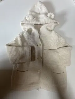 baby GAP クマ耳フード付きカーディガン