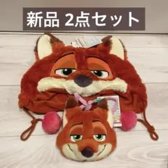 ディズニー　ズートピア　ニック　ファンキャップ　ショルダー　バッグ　ポシェット