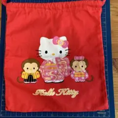 レトロハローキティ巾着袋