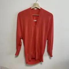 l.T.S international オレンジ Vネックニットのサムネイル