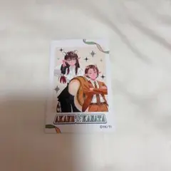志摩スペイン村　ミルキーサブウェイ　フォトカード　　　アカネ　カナタ