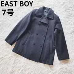 EAST BOY ピーコート Pコート 7号 Ｓ ダークグレー 通学 通勤