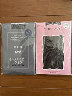 新品 雑誌付録 タイツ 2点セット 金子綾 Oggi MORE