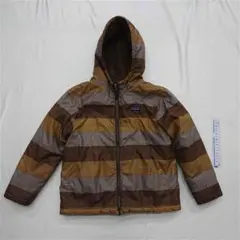 ■パタゴニア Patagonia リバーシブル ボアジャケット ブラウン キッズ