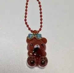#117 レジンキーホルダー チャーム ハンドメイド くま