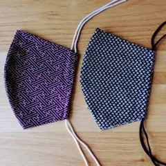 ハンドメイドマスク  和柄  Lサイズ 男性用