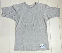 80's Champion V neck フットボール T