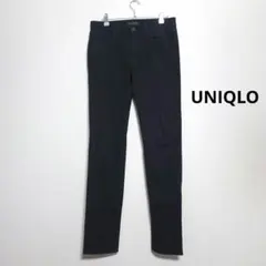 UNIQLO ウルトラストレッチスキニージーンズ　w28(70cm)　ブラック