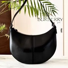 超美品 BURBERRY バーバリー レザーショルダーバッグ