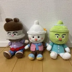 アンパンマン　ぬいぐるみ　4体セット　約15cm