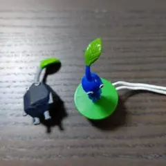 青ピクミン岩ピクミンゲームミニチュアフィギュア起き上がりこぼし含む2個セット