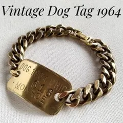 Dog Tag ヴィンテージ ドッグタグ ブレスレット 真鍮 アメリカ USA
