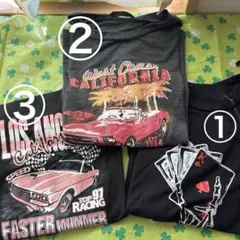 古着風 アメカジ プリントTシャツ3枚セット