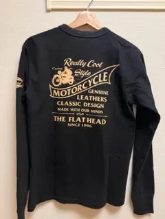 THE FLAT HEAD バイクプリント長袖カットソー 40のサムネイル