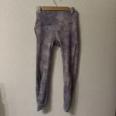 最終値下げ！【SPOUT】紫のタイダイ柄 ヨガパンツ