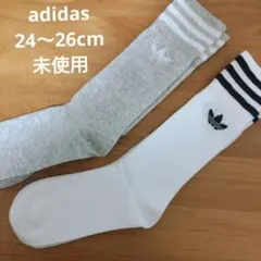 未使用adidas靴下2足セット