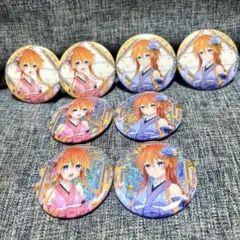 デート・ア・ライブ 原作絵 缶バッジ 八舞姉妹 八舞耶倶矢 八舞夕弦 5