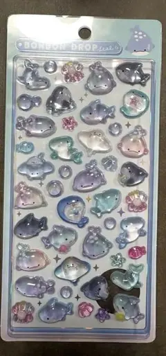 【正規品】ボンボンドロップシール　水族館限定　さめ　新品未使用　サメ