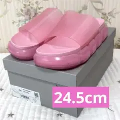 チャールズアンドキース クリアサンダル ピンク 24.5cmのサムネイル
