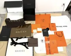 ブランド空箱，紙袋まとめて　GUCCI・LOUIS VUITTON・エルメス等