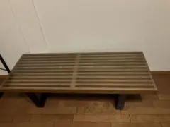 杉並区受取限定ジョージネルソン プラットフォームベンチ リプロダクト 天板付