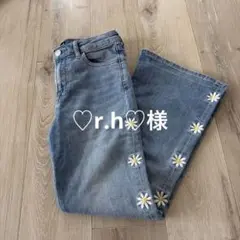 GAP デイジー刺繍 ストレートパンツ　140㎝