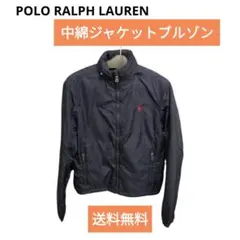 ポロ ラルフローレン 中綿 ジャケット ブルゾン XS ネイビー レッド ポニー