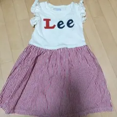 Lee キッズ ワンピース 半袖 100cm ストライプのサムネイル