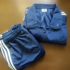 匿名配送｜adidas　ジャージ上下セット　メンズL　ネイビー