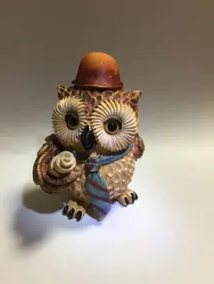 フクロウ 置物 ふくろう オーナメント　梟①