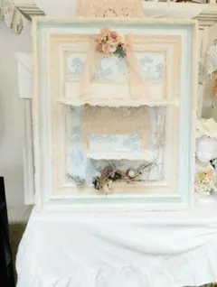 ハンドメイド♡トワルドジュイ♡大きなウォールラック♡棚♡シェルフ♡