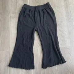 ブラックフレアパンツ 80サイズ