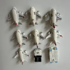 JAL 航空機ミニチュア 9機セット磁石のサムネイル