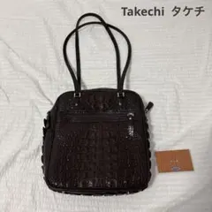 武知Takechiタケチ　ナイルクロコダイル ショルダーバッグ　ワニ革 武知Takechiタケチ ナイルクロコダイル ショルダーバッグ ワニ革