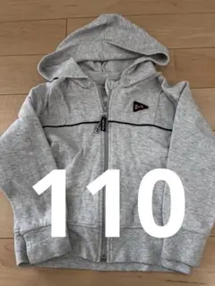 クレードスコープ　車ワンポイントジップパーカ　110cm