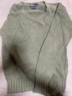 ポロラルフローレン POLO Ralph Lauren カーディガン 緑 古着