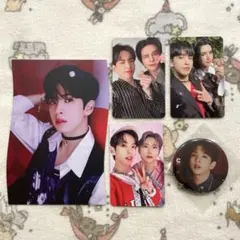 cravity アレン トレカ 缶バッジ セット クレビティ