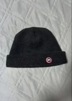   カナダグース ニット帽 ワッペン 黒 LA 0965 CANADA GOOSE カナダグース ニット帽 ワッペン 黒 LA 0965 2025年最新